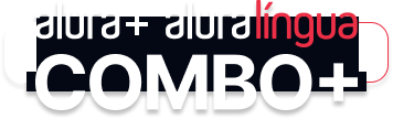 Combo Alura+ e Alura Língua